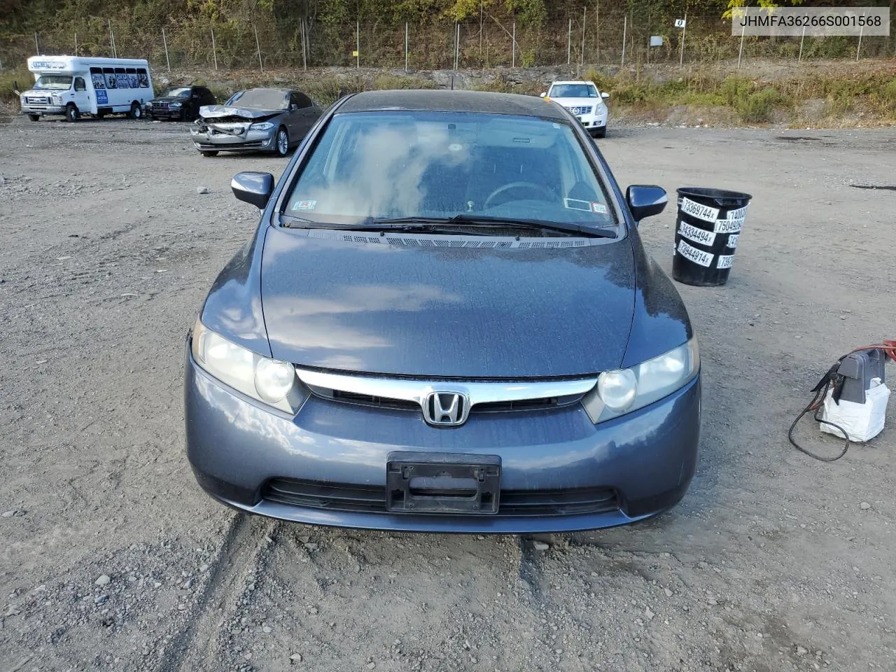 2006 Honda Civic Hybrid VIN: JHMFA36266S001568 Lot: 76137664