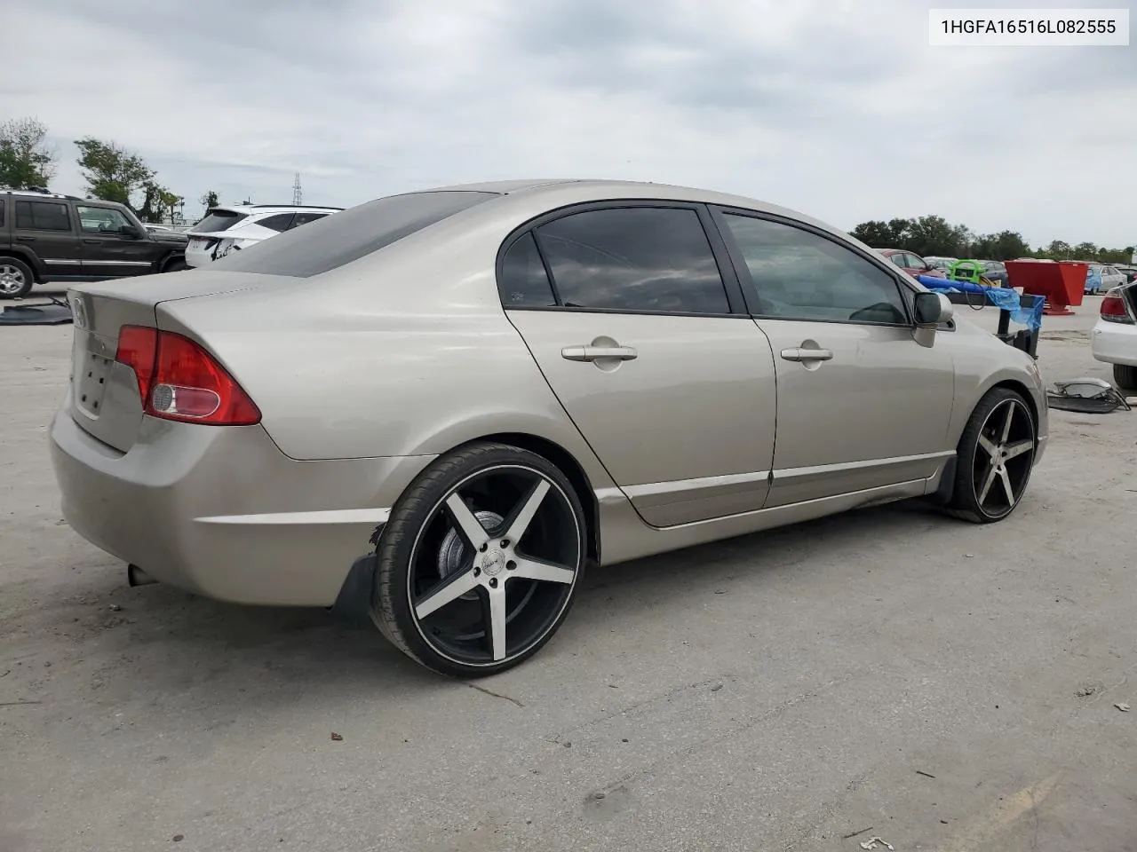 2006 Honda Civic Lx VIN: 1HGFA16516L082555 Lot: 76281334