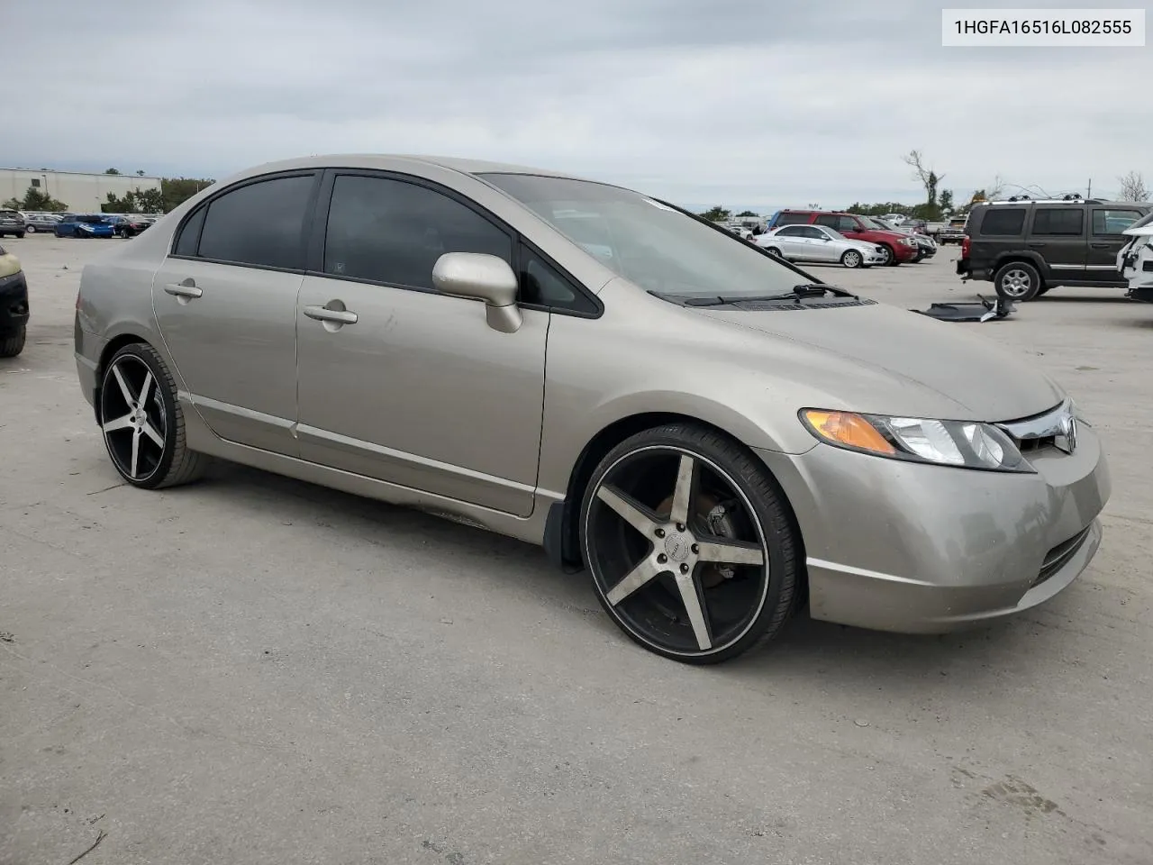 2006 Honda Civic Lx VIN: 1HGFA16516L082555 Lot: 76281334