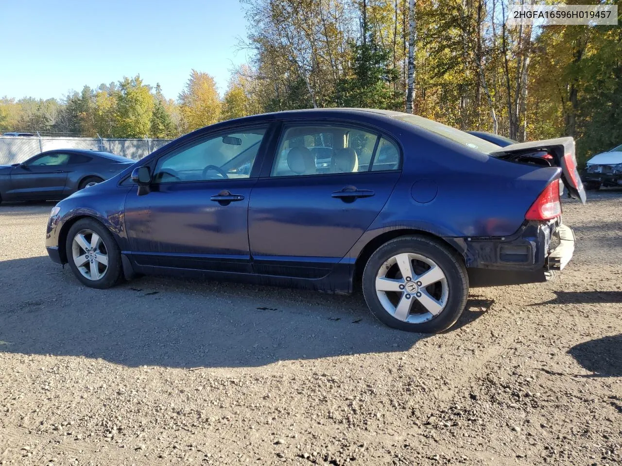 2006 Honda Civic Lx VIN: 2HGFA16596H019457 Lot: 76672464