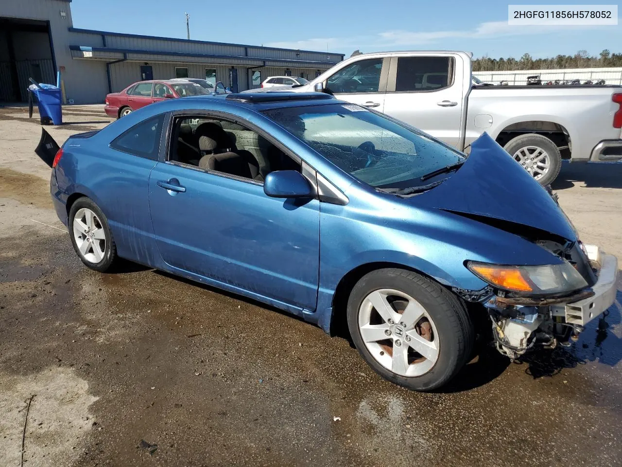 2006 Honda Civic Ex VIN: 2HGFG11856H578052 Lot: 76759704