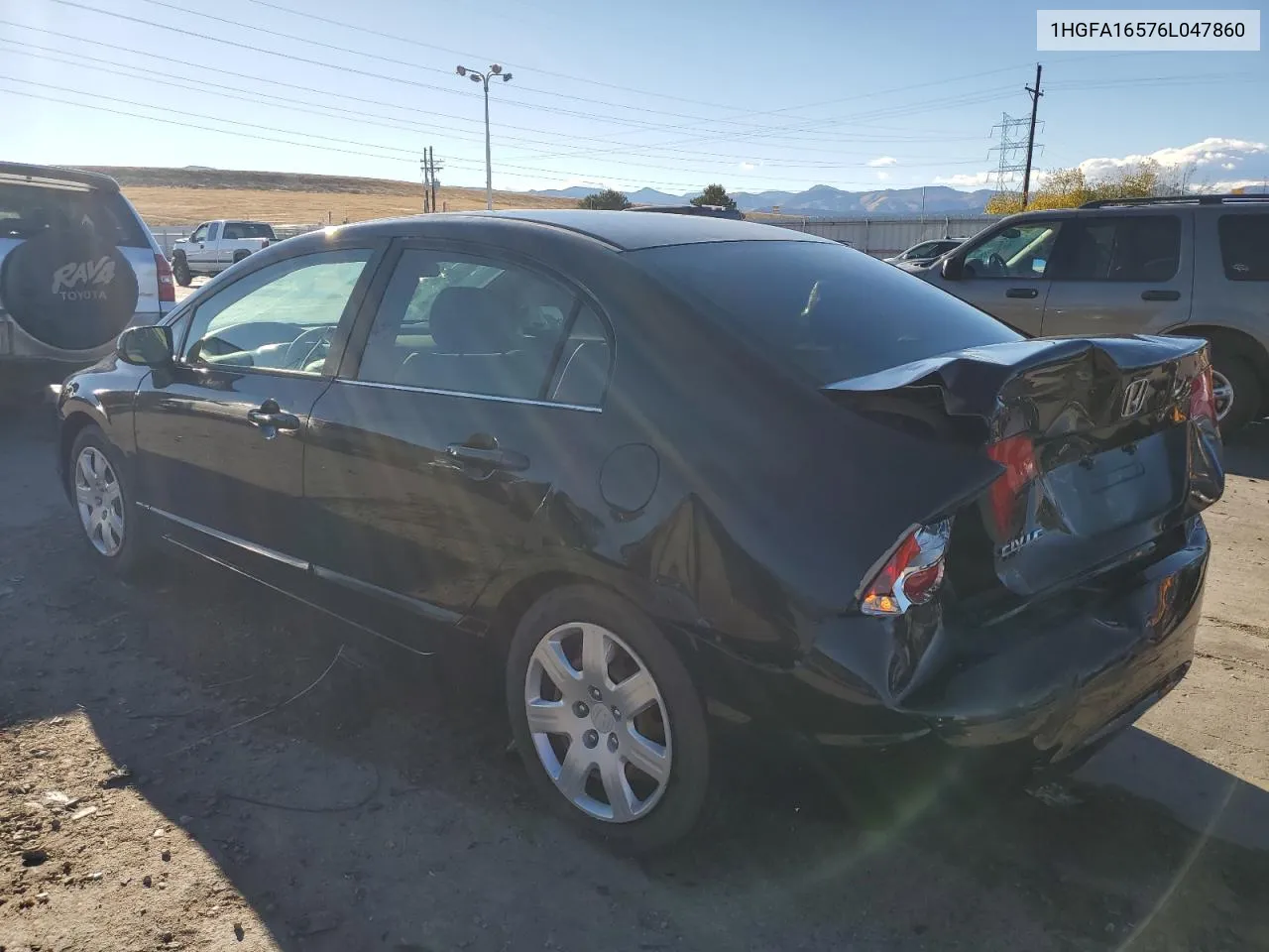 1HGFA16576L047860 2006 Honda Civic Lx