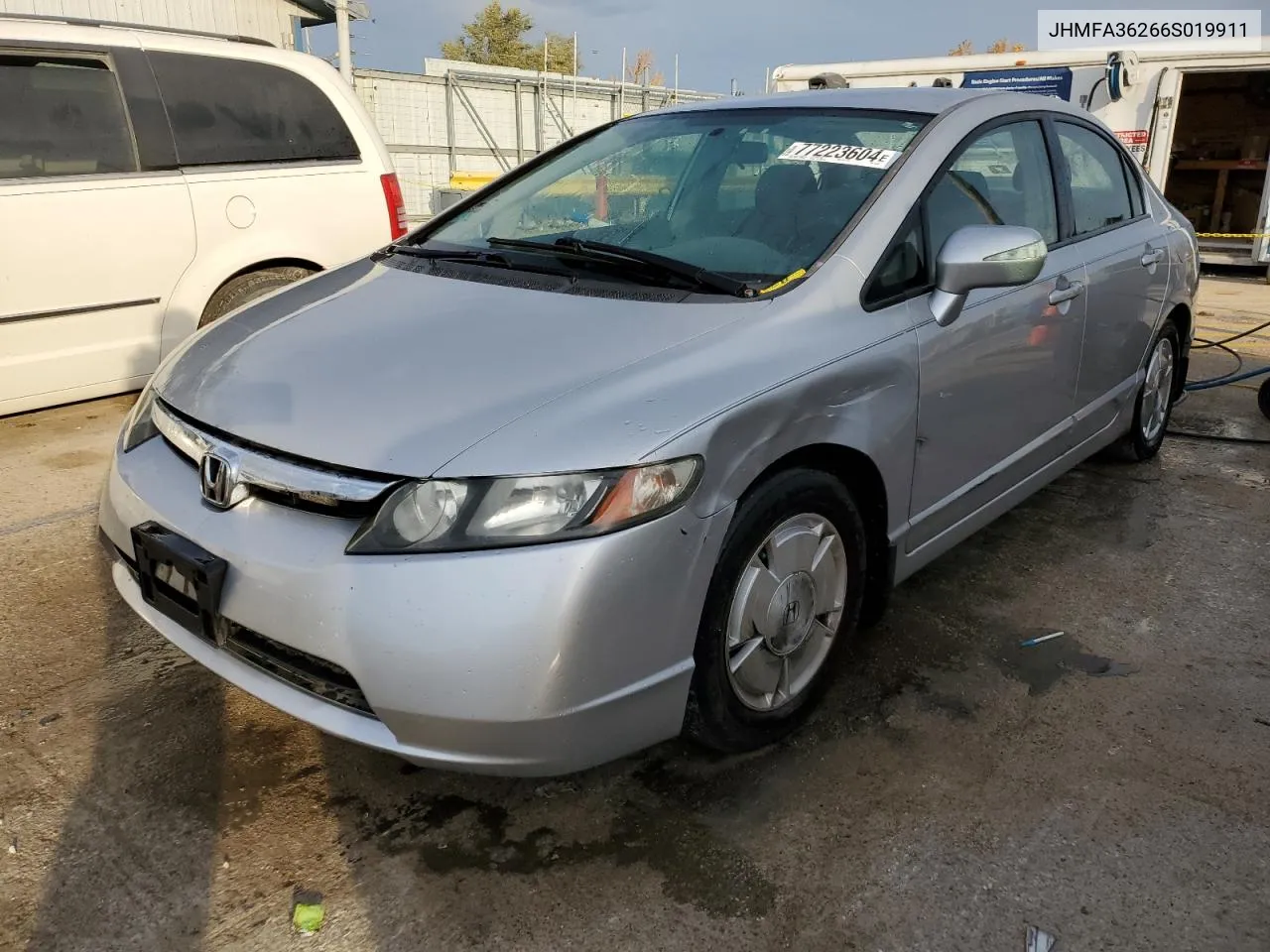 2006 Honda Civic Hybrid VIN: JHMFA36266S019911 Lot: 77223604