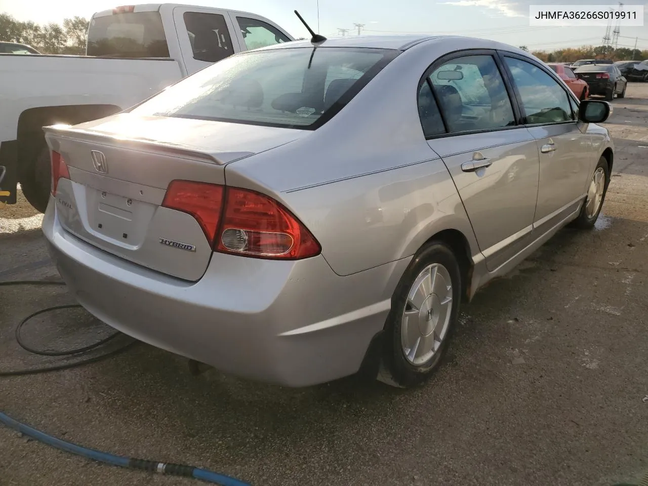 2006 Honda Civic Hybrid VIN: JHMFA36266S019911 Lot: 77223604