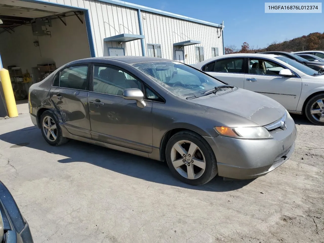 2006 Honda Civic Ex VIN: 1HGFA16876L012374 Lot: 77229024