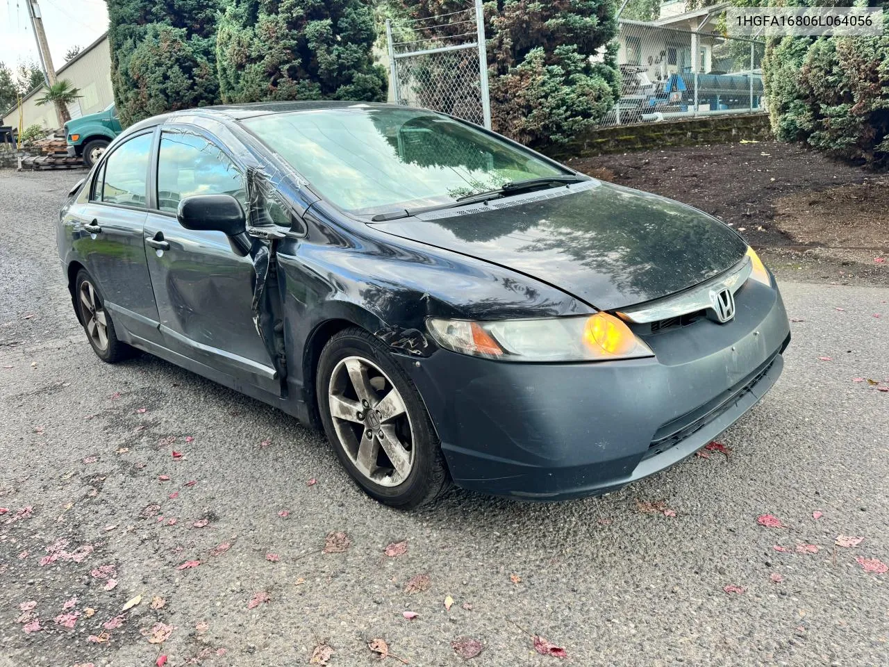 2006 Honda Civic Ex VIN: 1HGFA16806L064056 Lot: 77233634