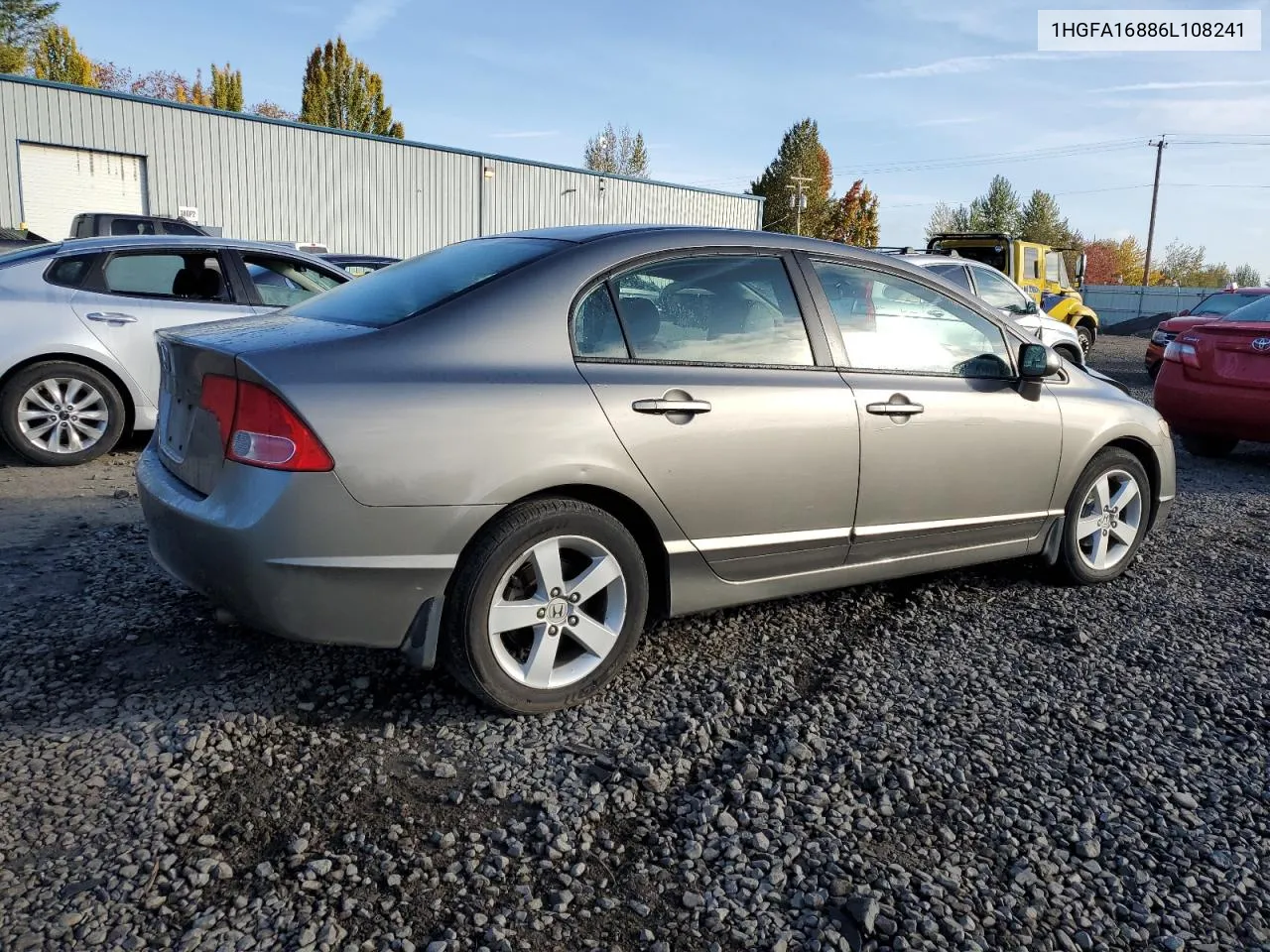 2006 Honda Civic Ex VIN: 1HGFA16886L108241 Lot: 77378884