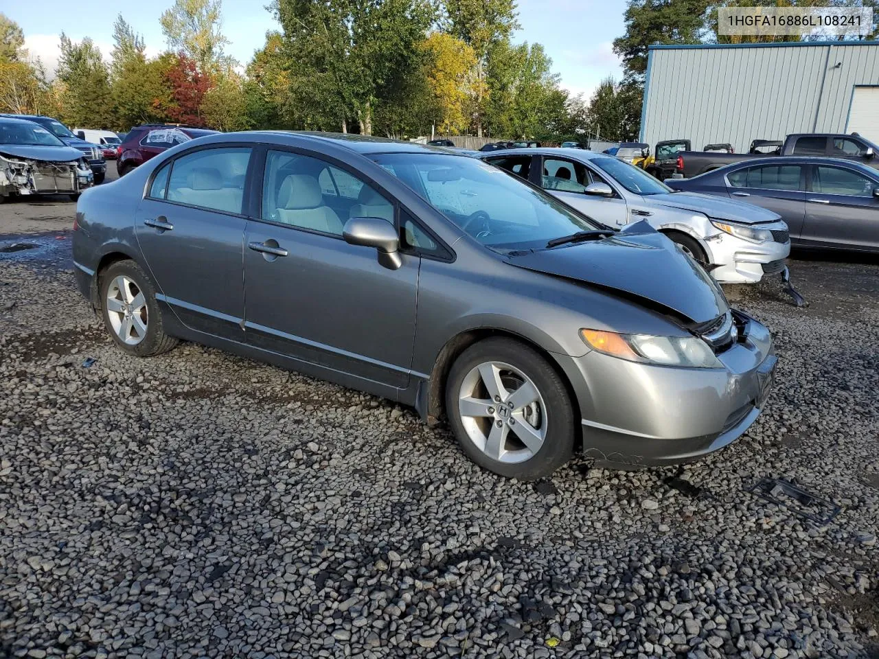 2006 Honda Civic Ex VIN: 1HGFA16886L108241 Lot: 77378884