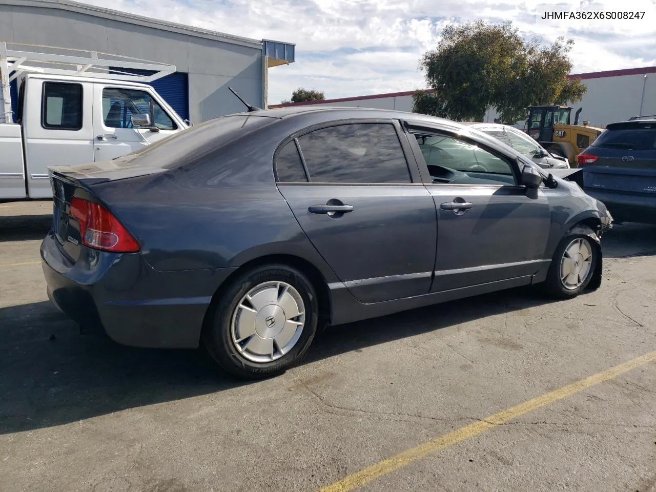 2006 Honda Civic Hybrid VIN: JHMFA362X6S008247 Lot: 77808184