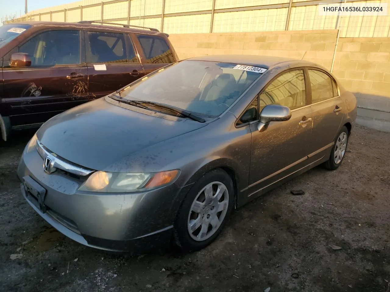 2006 Honda Civic Lx VIN: 1HGFA16536L033924 Lot: 77812304