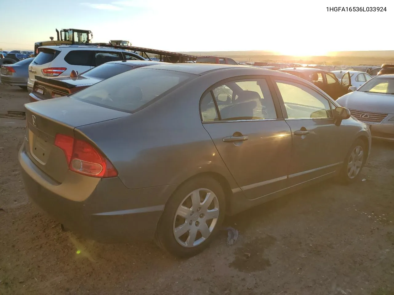 2006 Honda Civic Lx VIN: 1HGFA16536L033924 Lot: 77812304