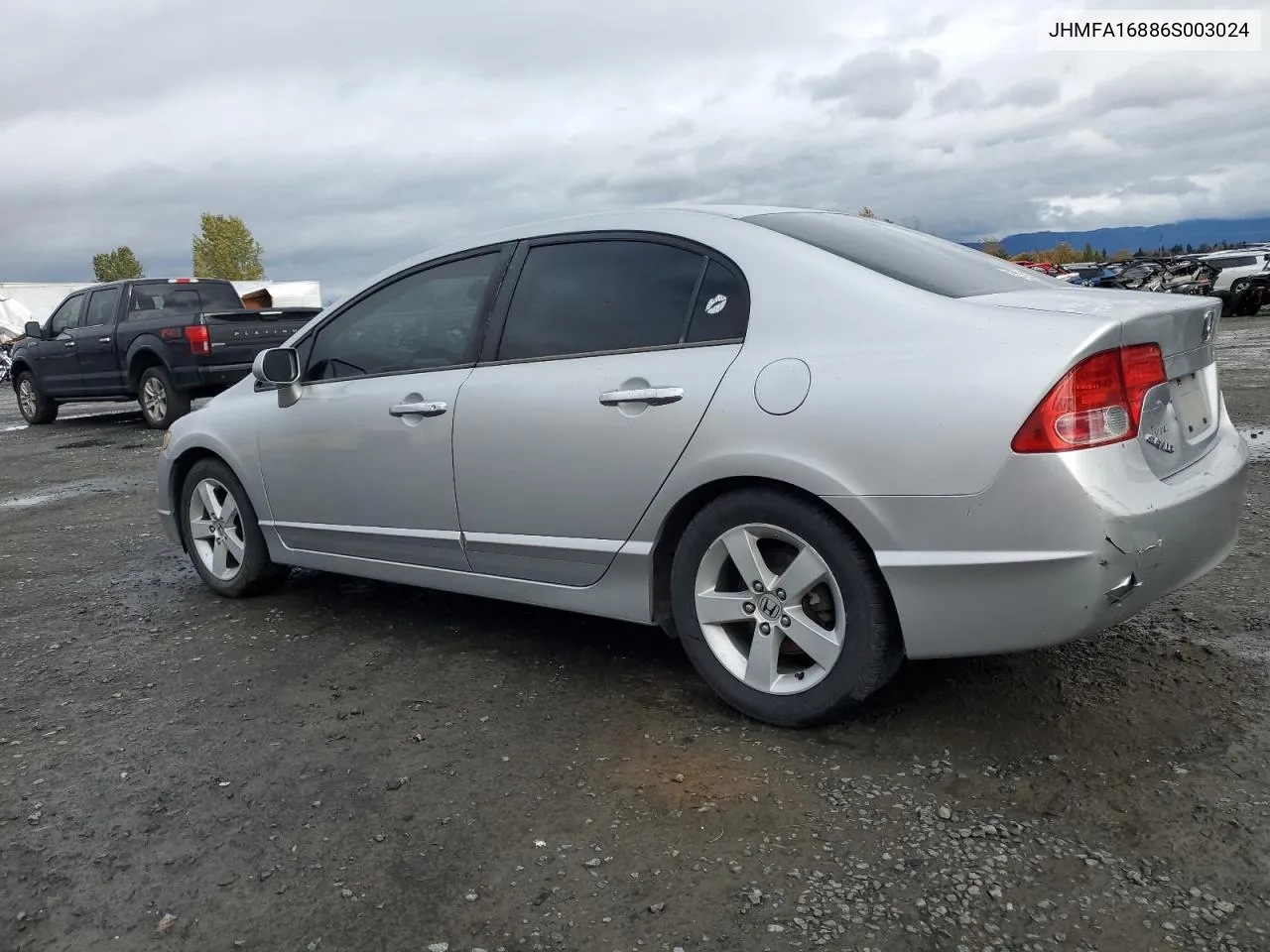 2006 Honda Civic Ex VIN: JHMFA16886S003024 Lot: 77905714