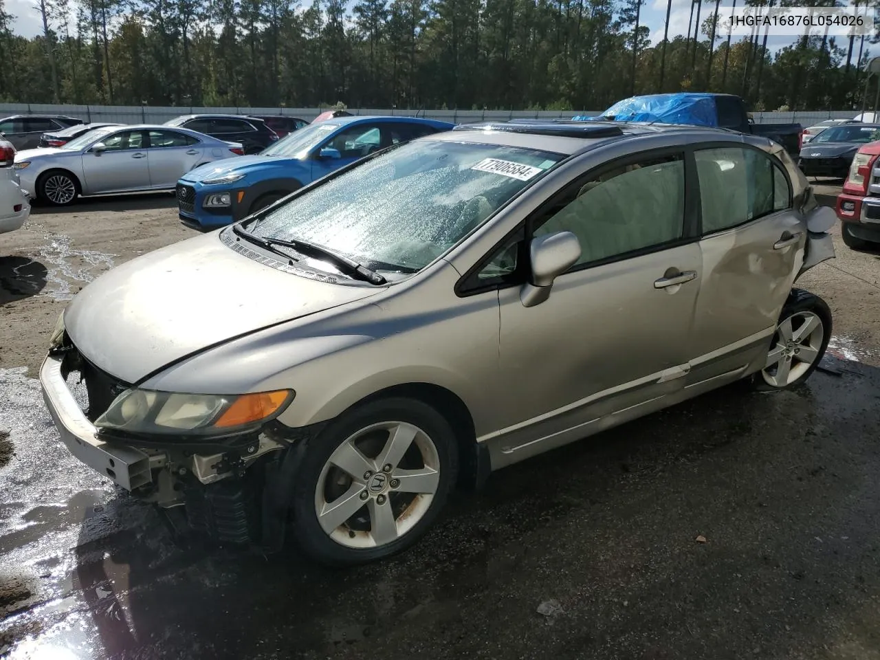 2006 Honda Civic Ex VIN: 1HGFA16876L054026 Lot: 77906584