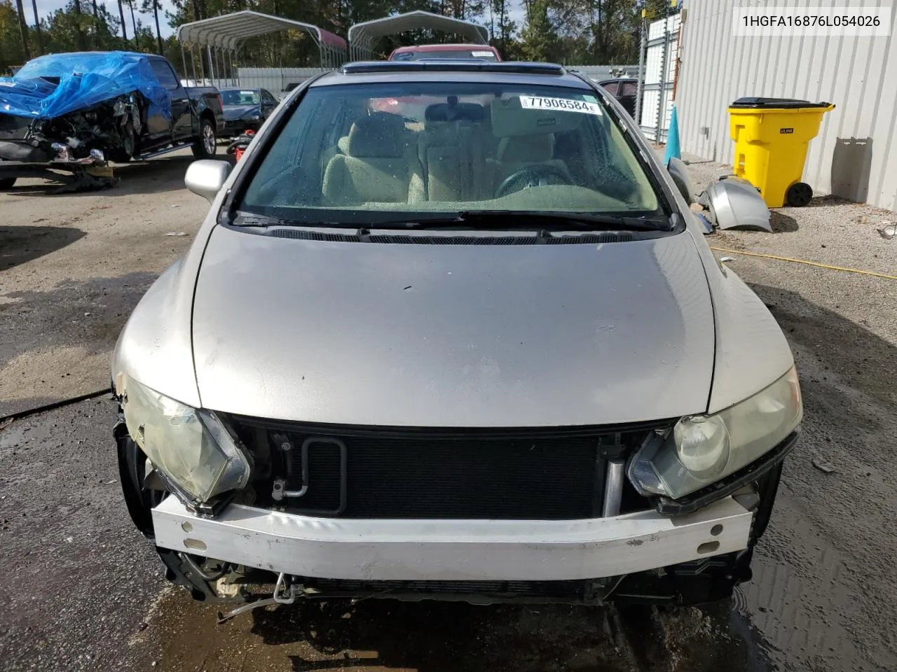 2006 Honda Civic Ex VIN: 1HGFA16876L054026 Lot: 77906584