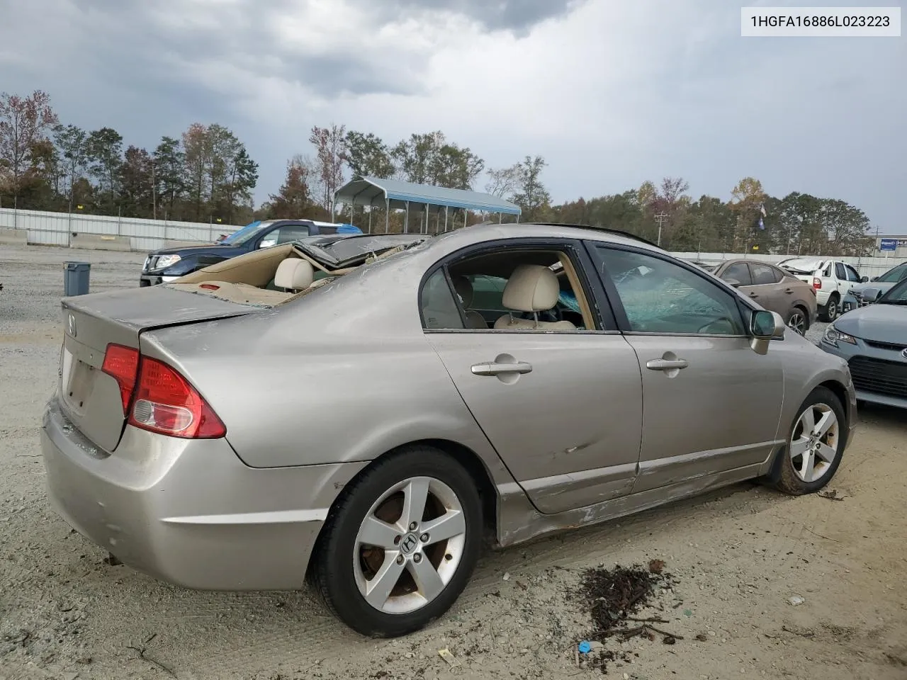 2006 Honda Civic Ex VIN: 1HGFA16886L023223 Lot: 78196234