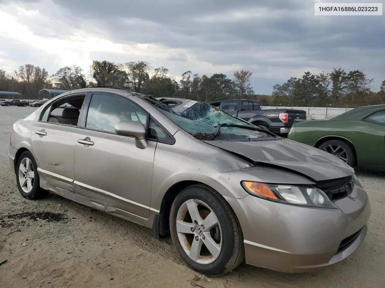 2006 Honda Civic Ex VIN: 1HGFA16886L023223 Lot: 78196234