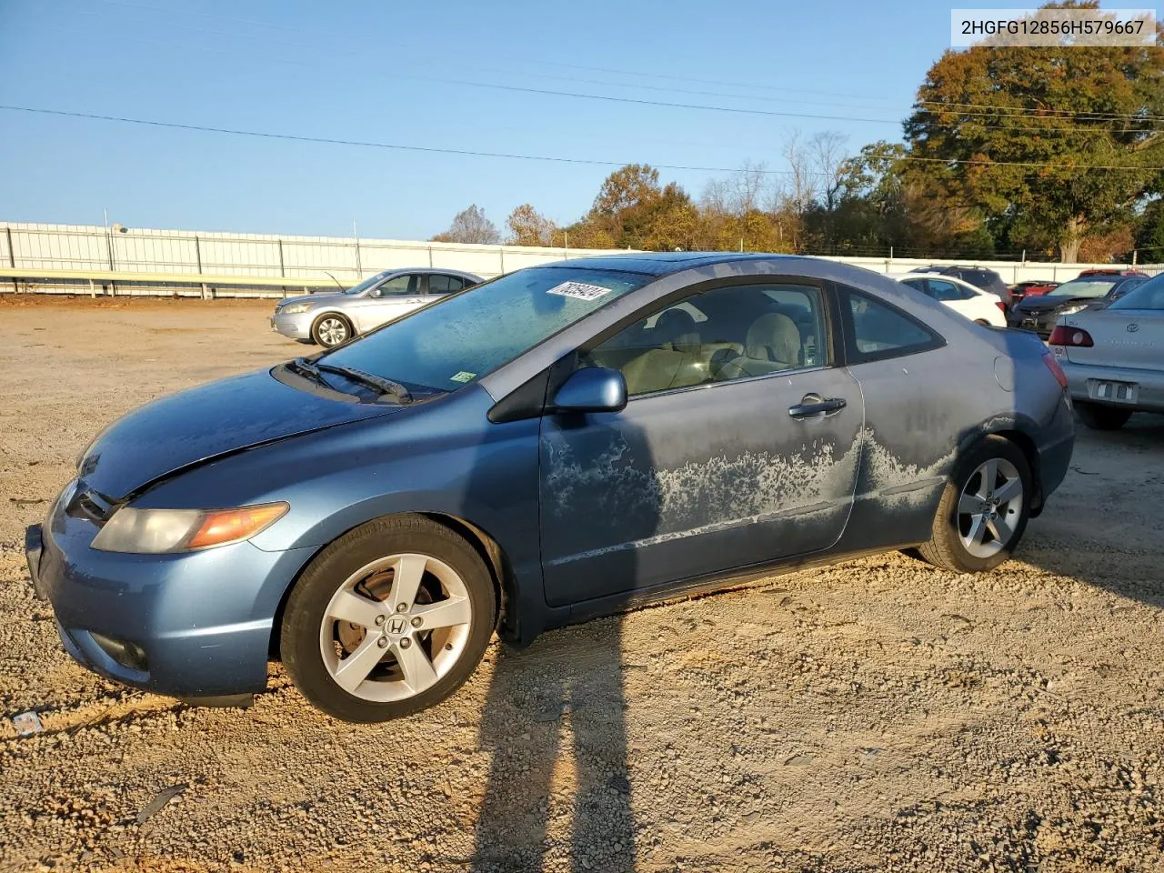 2006 Honda Civic Ex VIN: 2HGFG12856H579667 Lot: 78259424