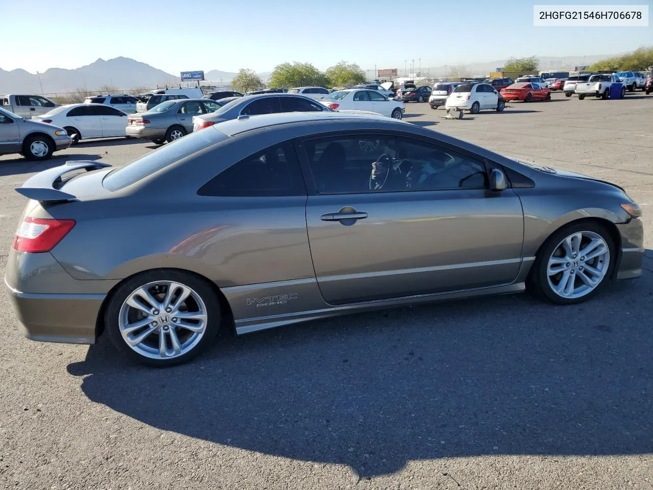 2006 Honda Civic Si VIN: 2HGFG21546H706678 Lot: 78419534