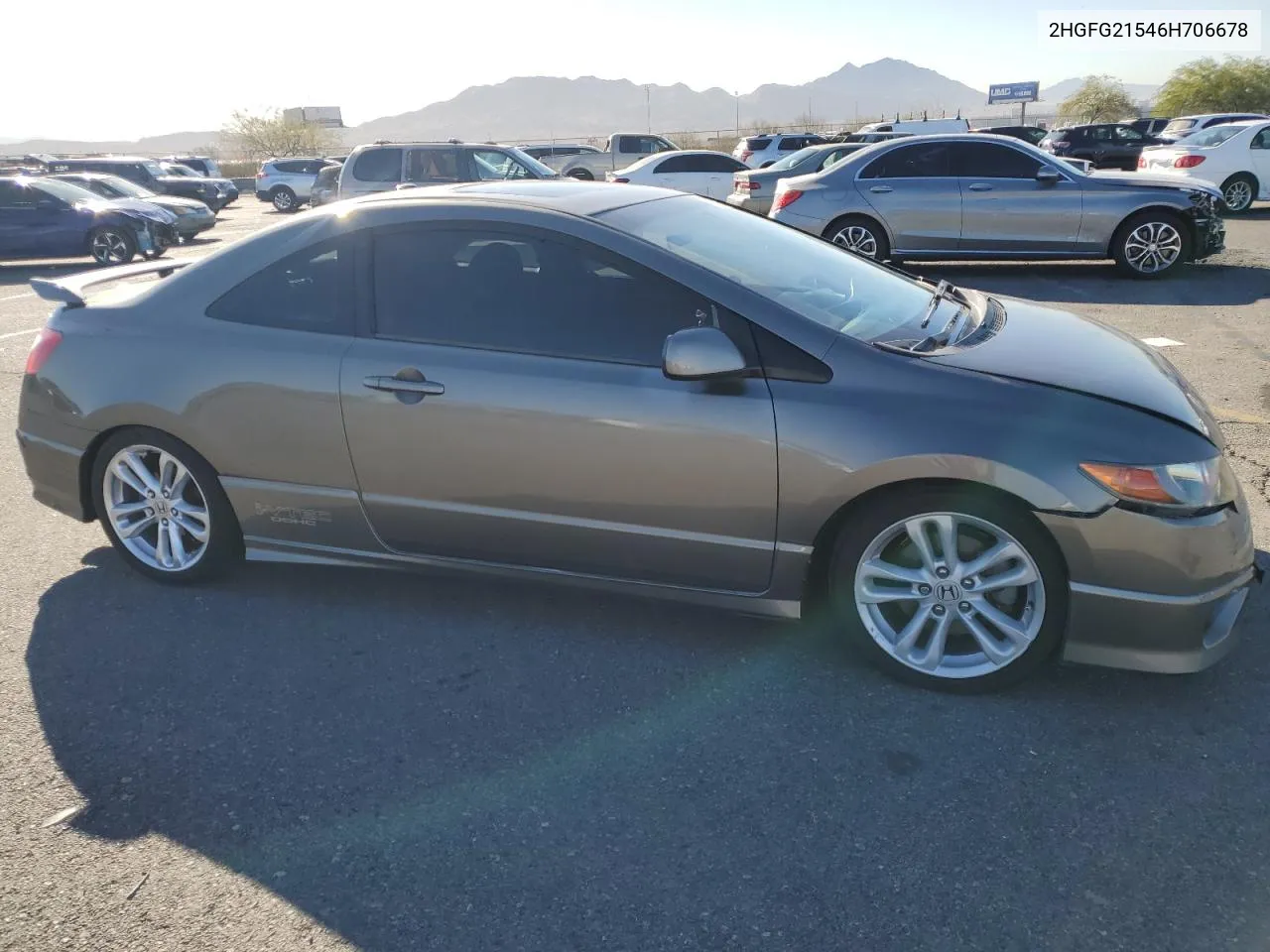 2006 Honda Civic Si VIN: 2HGFG21546H706678 Lot: 78419534