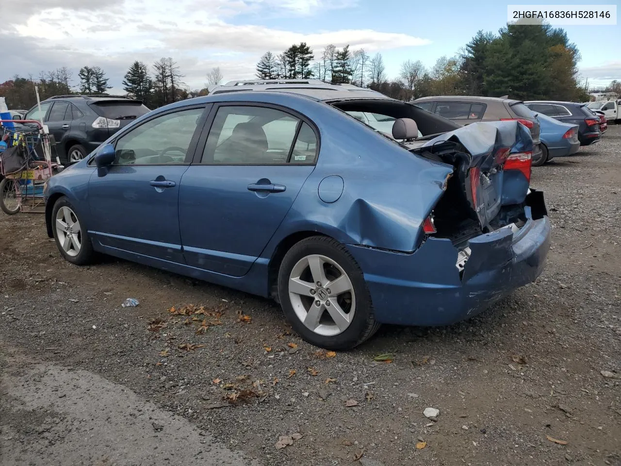 2006 Honda Civic Ex VIN: 2HGFA16836H528146 Lot: 78445614