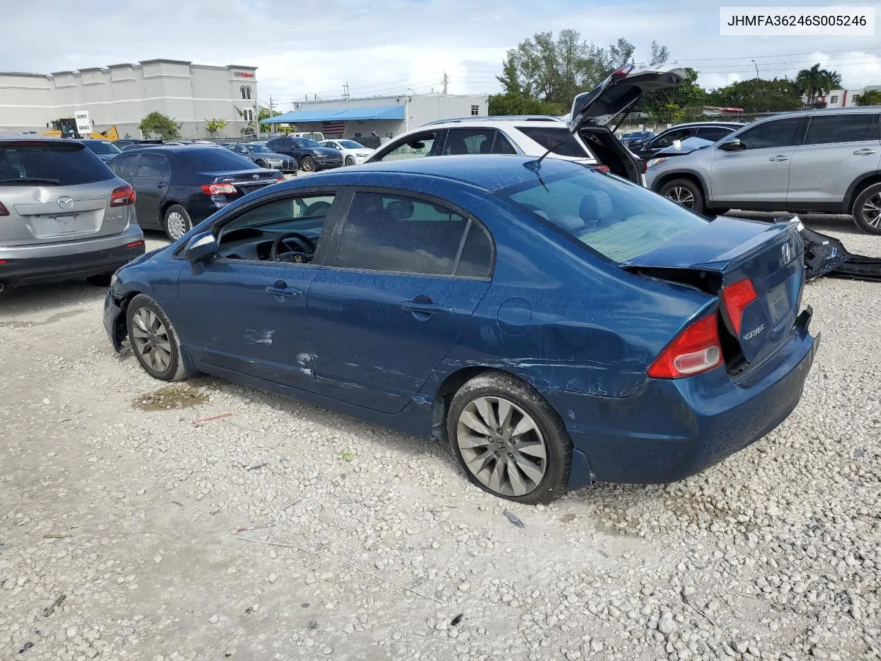 2006 Honda Civic Hybrid VIN: JHMFA36246S005246 Lot: 78696774