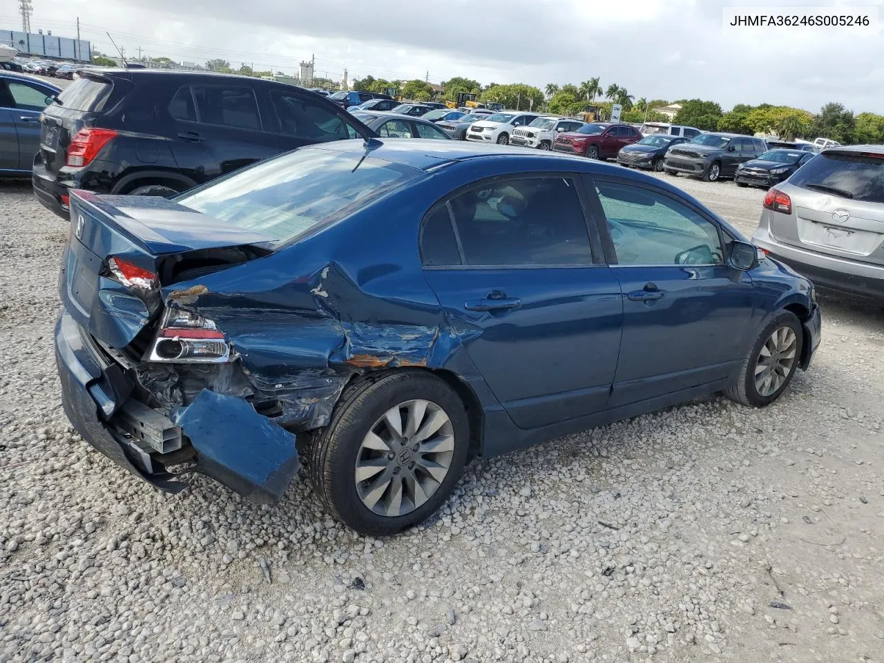 2006 Honda Civic Hybrid VIN: JHMFA36246S005246 Lot: 78696774