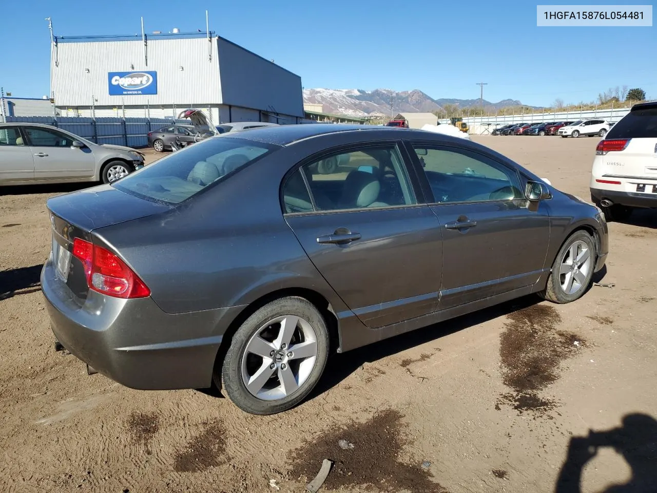 2006 Honda Civic Ex VIN: 1HGFA15876L054481 Lot: 79495204