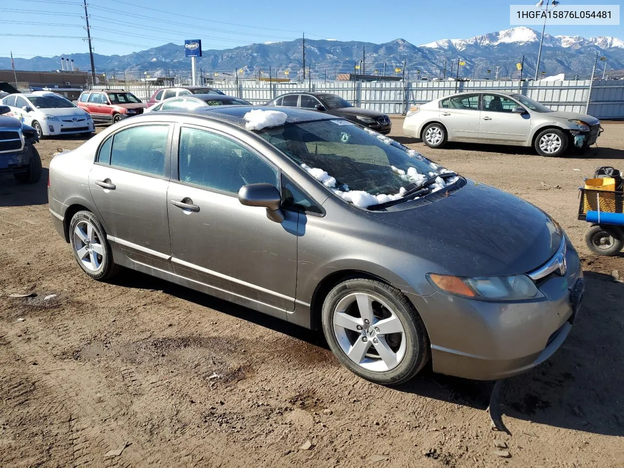 2006 Honda Civic Ex VIN: 1HGFA15876L054481 Lot: 79495204