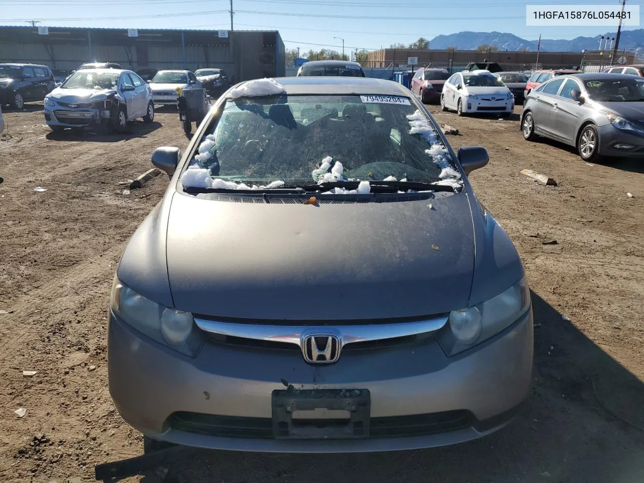 2006 Honda Civic Ex VIN: 1HGFA15876L054481 Lot: 79495204