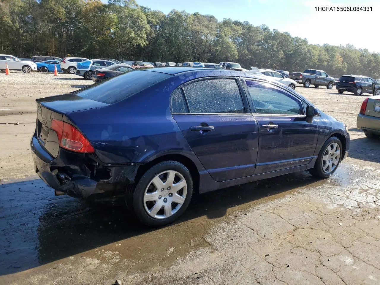 2006 Honda Civic Lx VIN: 1HGFA16506L084331 Lot: 80214294