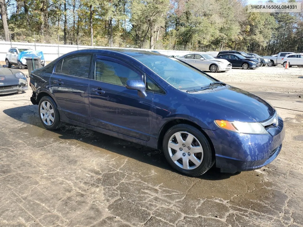 2006 Honda Civic Lx VIN: 1HGFA16506L084331 Lot: 80214294