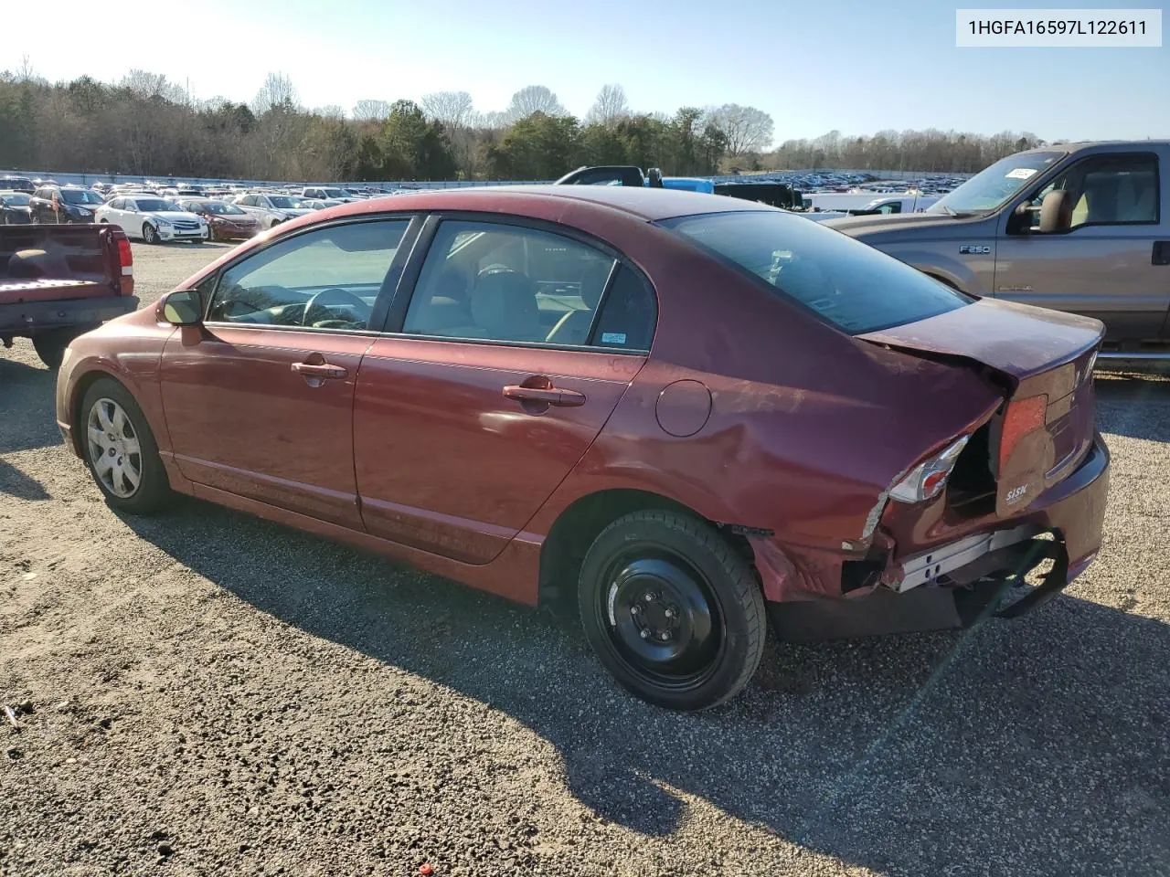 1HGFA16597L122611 2007 Honda Civic Lx