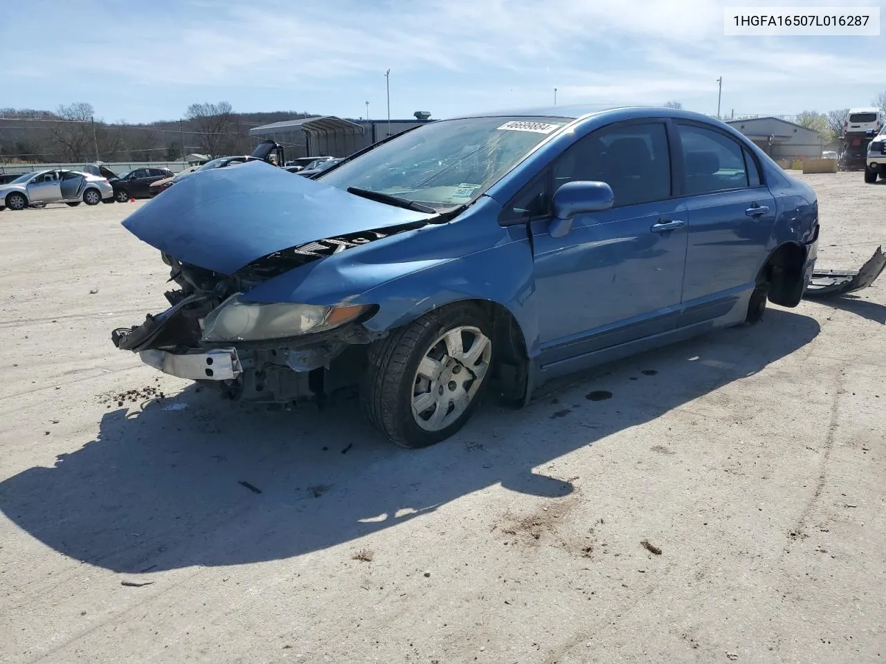 1HGFA16507L016287 2007 Honda Civic Lx