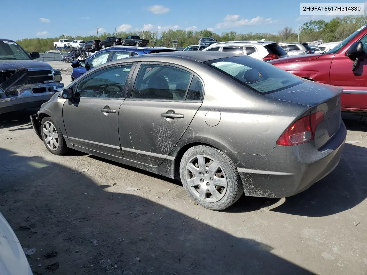 2HGFA16517H314330 2007 Honda Civic Lx