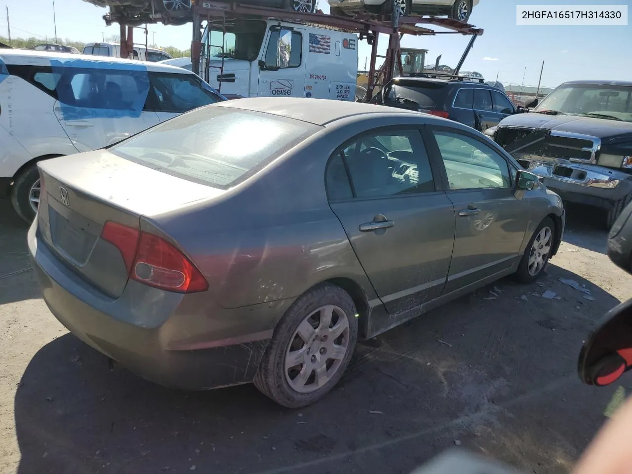 2HGFA16517H314330 2007 Honda Civic Lx