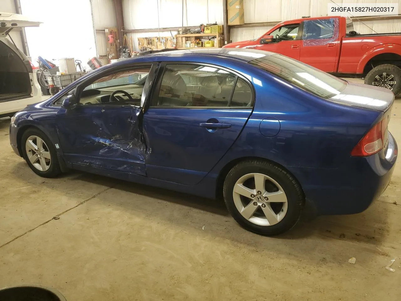 2007 Honda Civic Ex VIN: 2HGFA15827H020317 Lot: 54534524