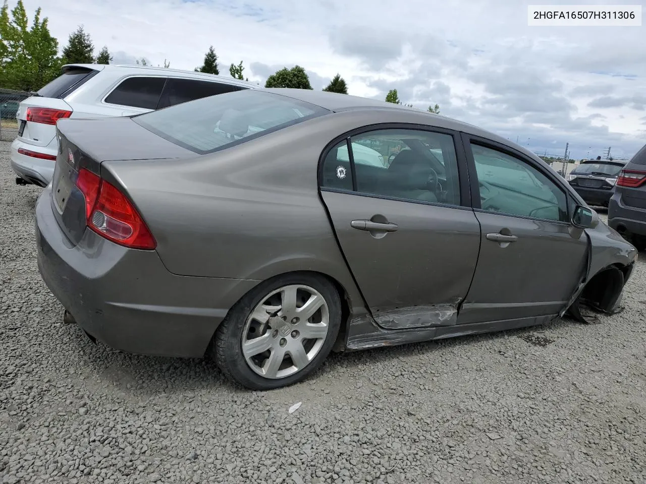 2007 Honda Civic Lx VIN: 2HGFA16507H311306 Lot: 55991184