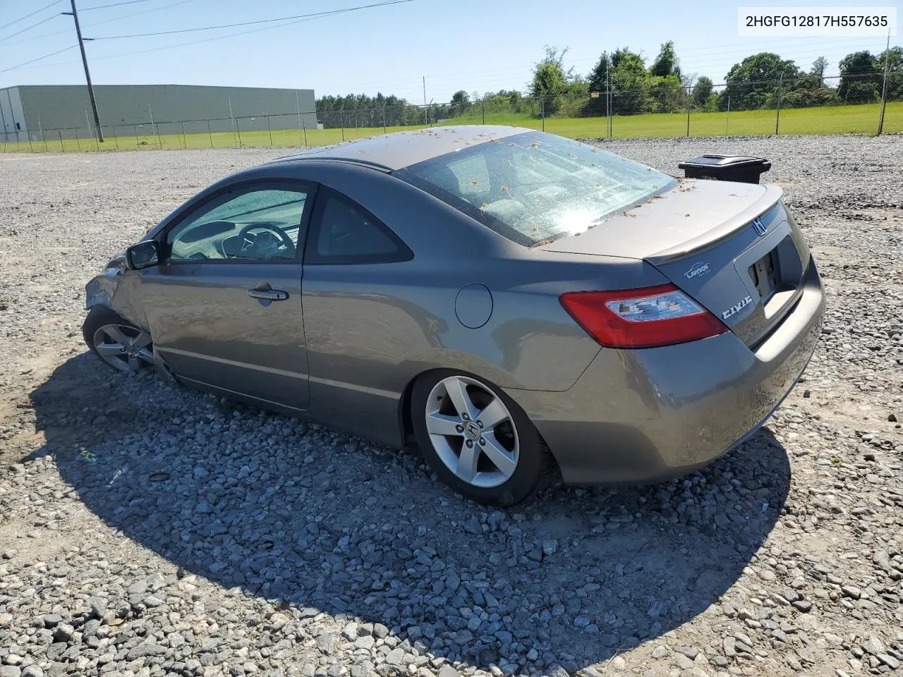 2007 Honda Civic Ex VIN: 2HGFG12817H557635 Lot: 56673164