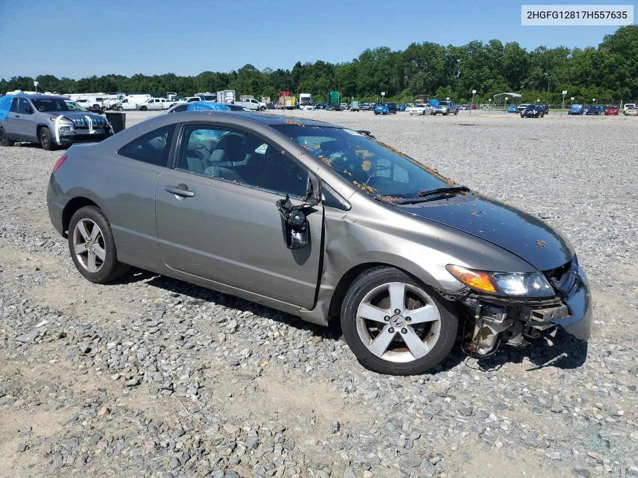 2007 Honda Civic Ex VIN: 2HGFG12817H557635 Lot: 56673164