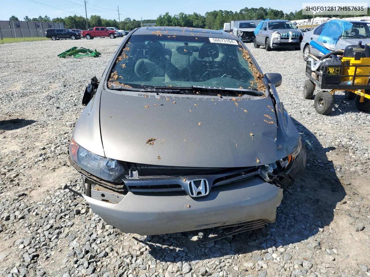 2007 Honda Civic Ex VIN: 2HGFG12817H557635 Lot: 56673164