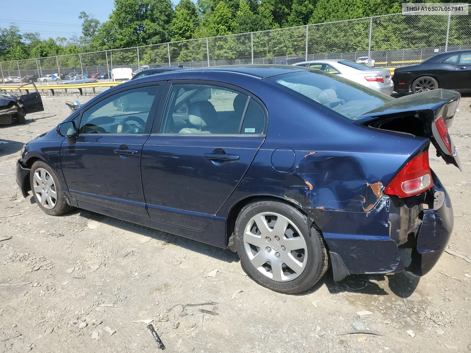 1HGFA16507L057941 2007 Honda Civic Lx