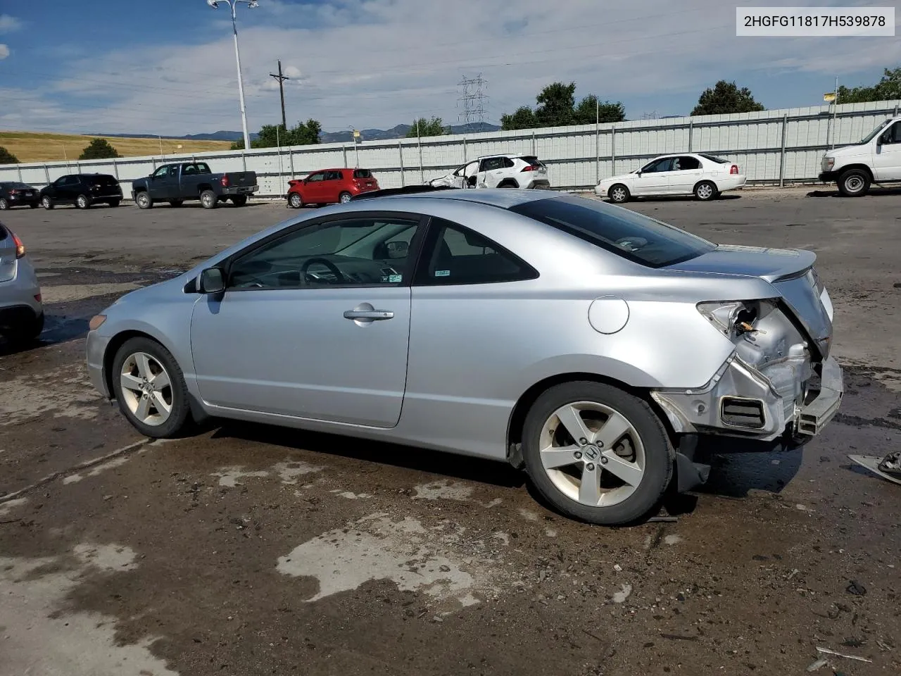 2007 Honda Civic Ex VIN: 2HGFG11817H539878 Lot: 62953004