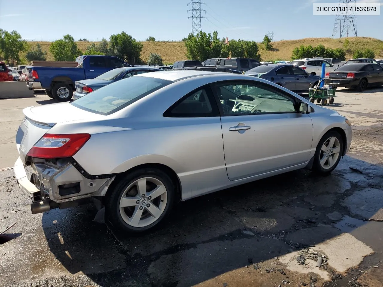 2007 Honda Civic Ex VIN: 2HGFG11817H539878 Lot: 62953004