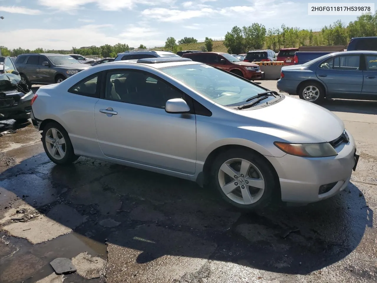 2007 Honda Civic Ex VIN: 2HGFG11817H539878 Lot: 62953004