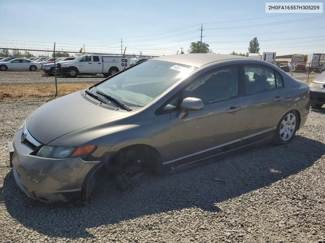 2HGFA16557H305209 2007 Honda Civic Lx