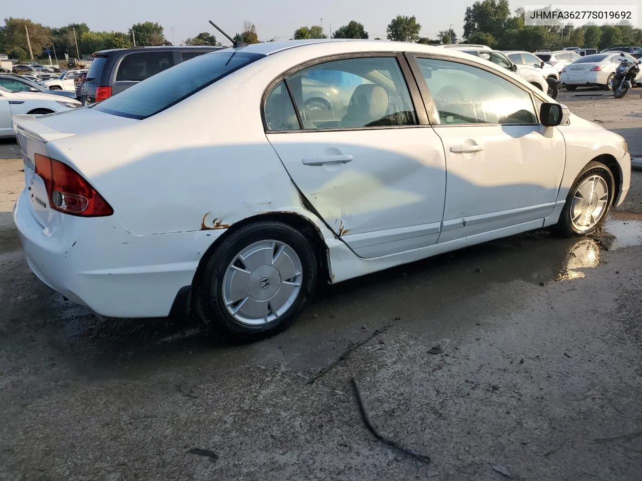 2007 Honda Civic Hybrid VIN: JHMFA36277S019692 Lot: 64507454