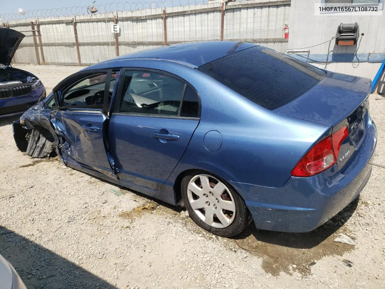 2007 Honda Civic Lx VIN: 1HGFA16567L108732 Lot: 64664544