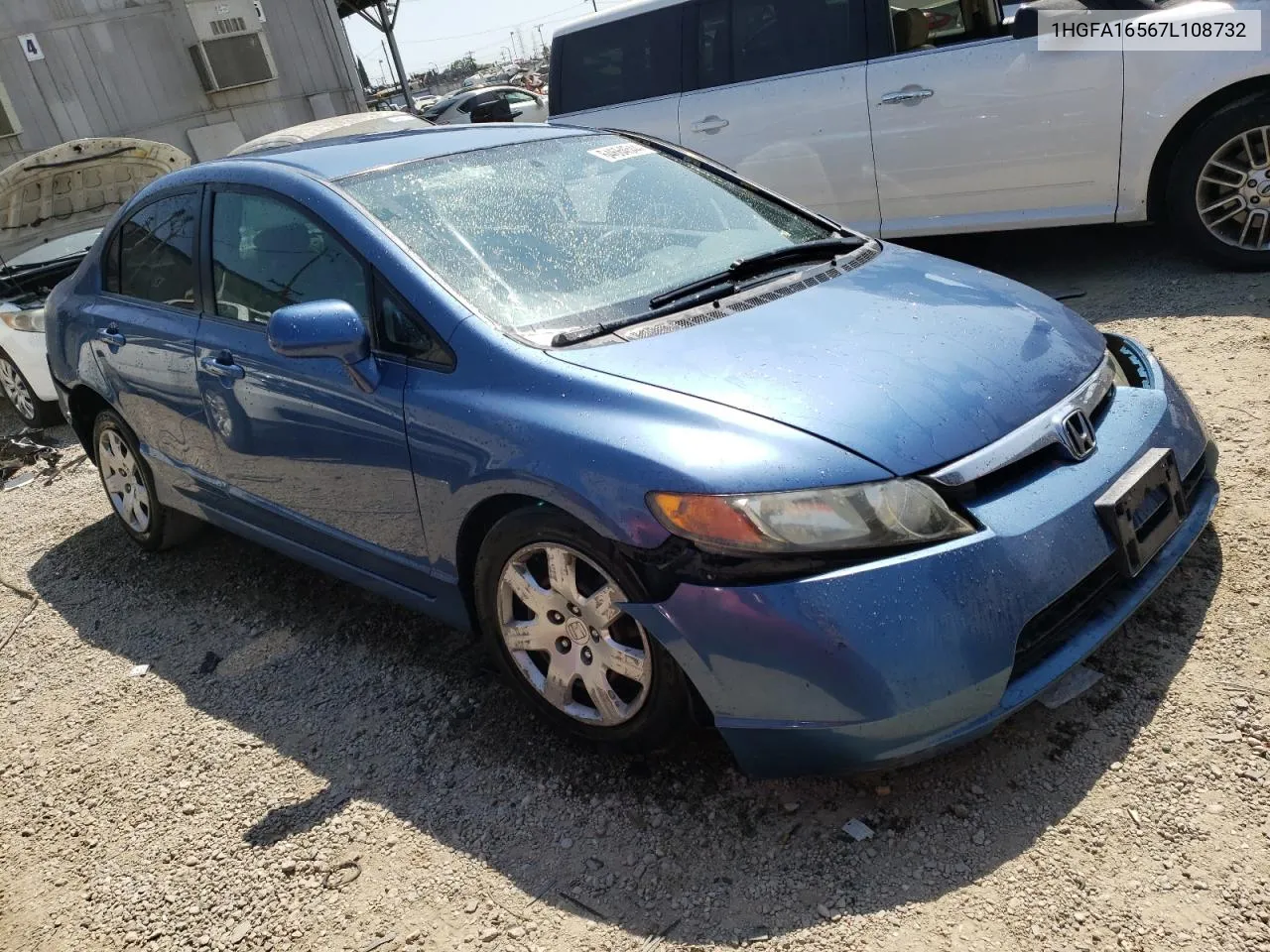 2007 Honda Civic Lx VIN: 1HGFA16567L108732 Lot: 64664544