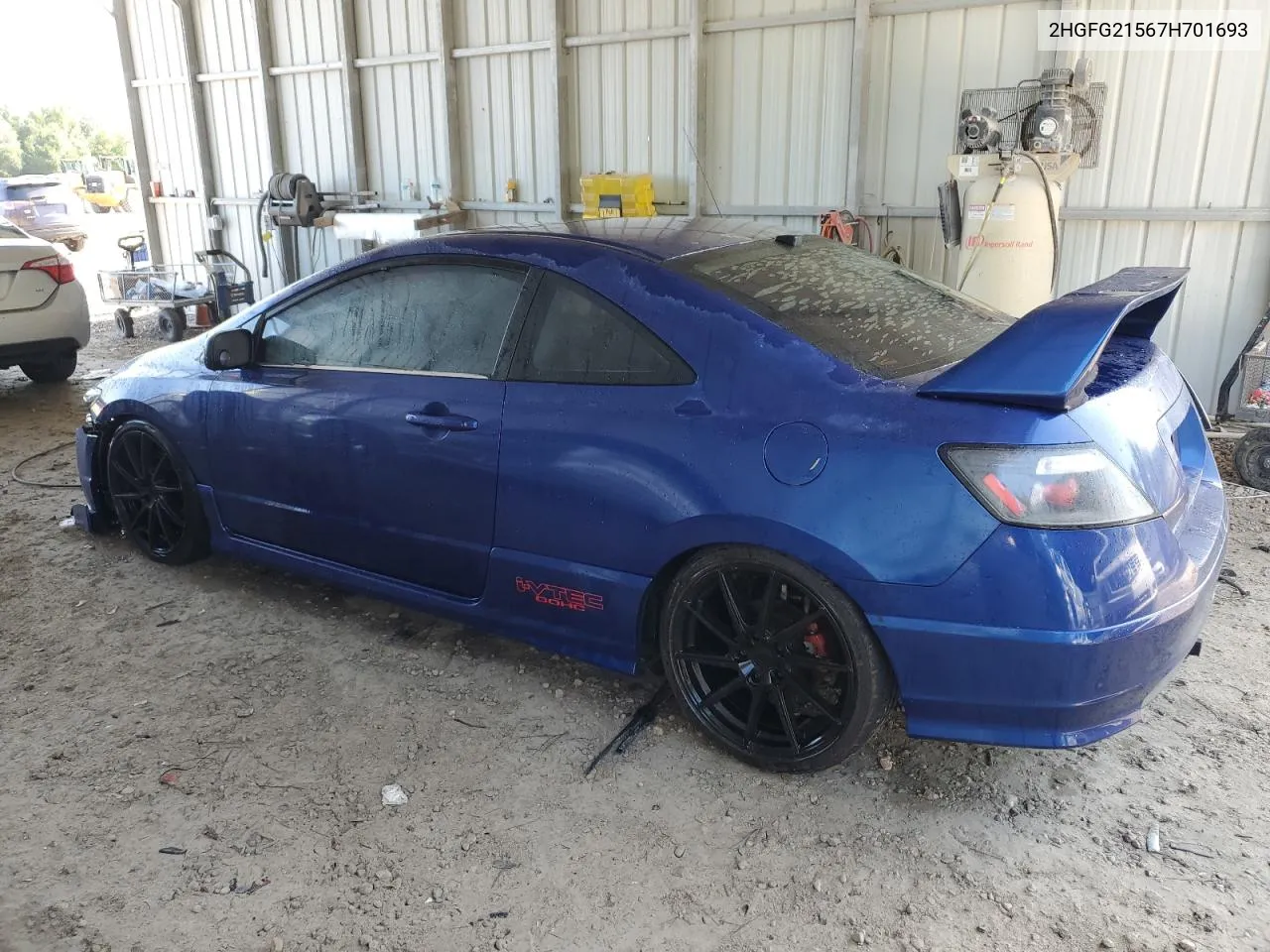 2007 Honda Civic Si VIN: 2HGFG21567H701693 Lot: 65144034