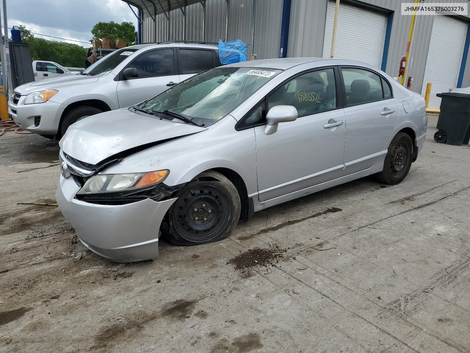 2007 Honda Civic Lx VIN: JHMFA16537S003276 Lot: 65577814